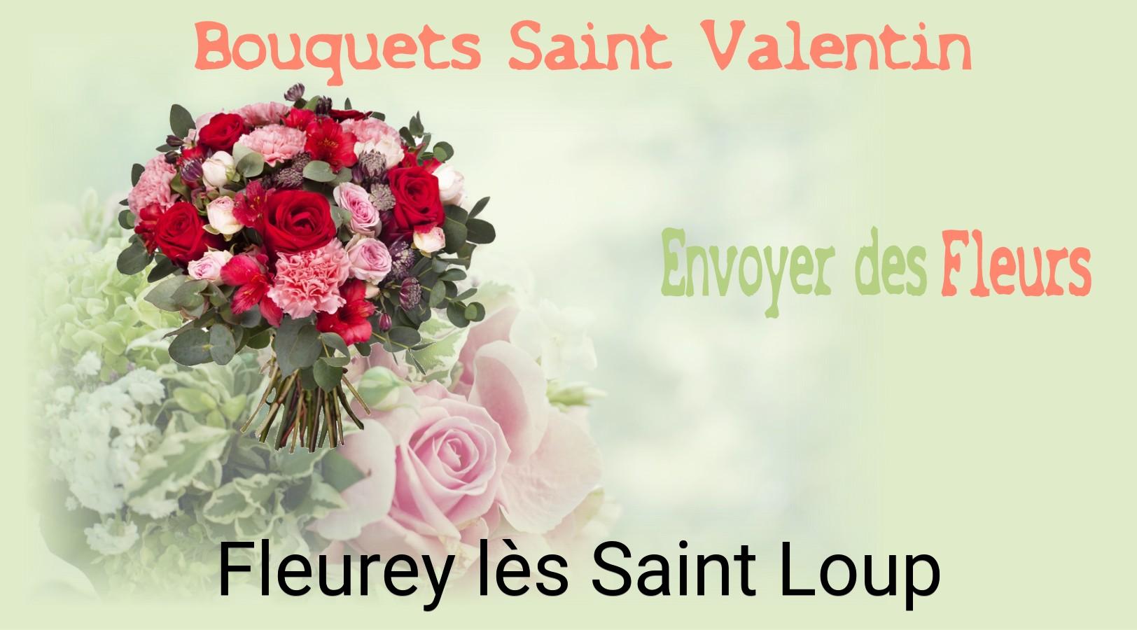 Roses de Saint-Valentin livrées à Fleurey-lès-Saint-Loup